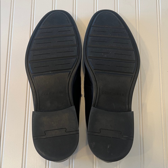 Cole Haan Men's Size 12M Grand.OS Black Leather Slip On Loafers Dress Shoes - Picture 4 of 7
